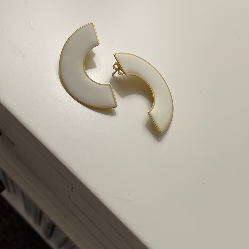 Madewell Moon Shape Earrings